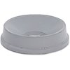 Rubbermaid Commercial Untouchable Round Funnel Top, 16.2" W/Dia, Gray, High-density Polyethylene (HDPE) RCP354800GY